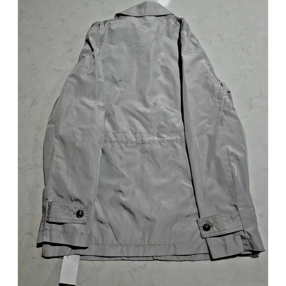 Perry Ellis Metallic Silver Men's Luxury Jacket Small EUC - Picture 2 of 12